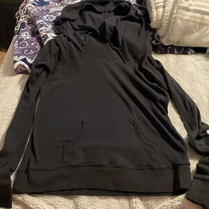 Columbia Black Hooded Pull Over Sz S‎